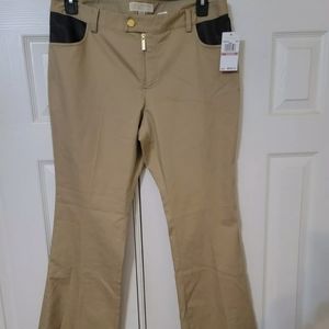 Michael Michael Kors Basics Women's 12 Khaki Pants